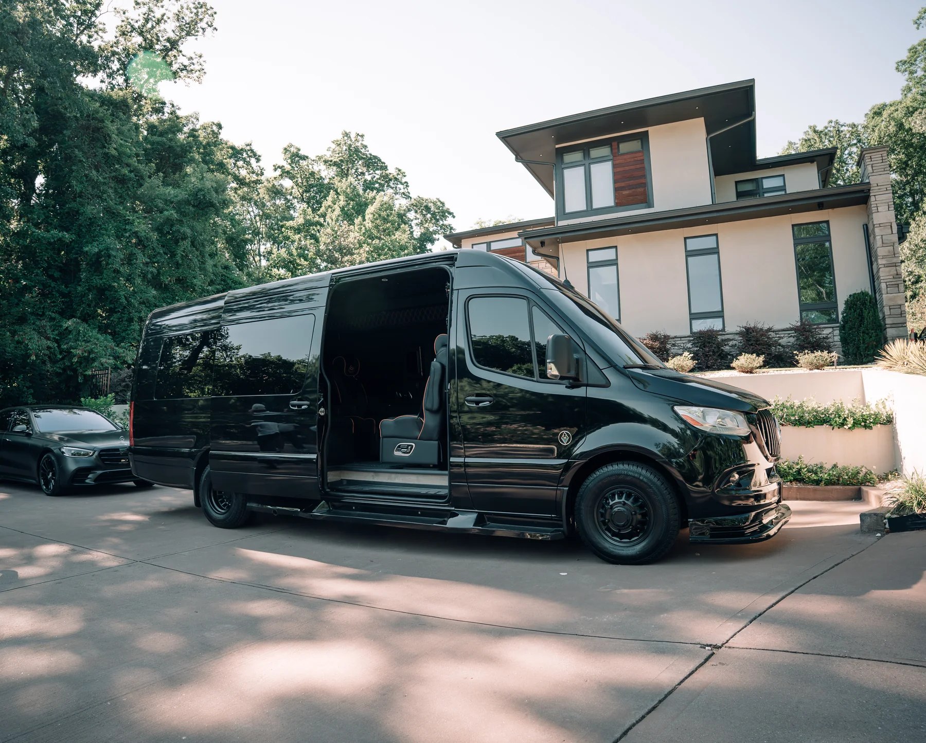 Black executive Mercedes-Benz Sprinter